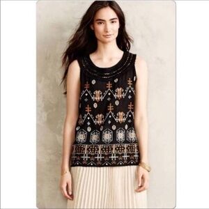 Anthropologie Akemi + Kim boho sleeveless top